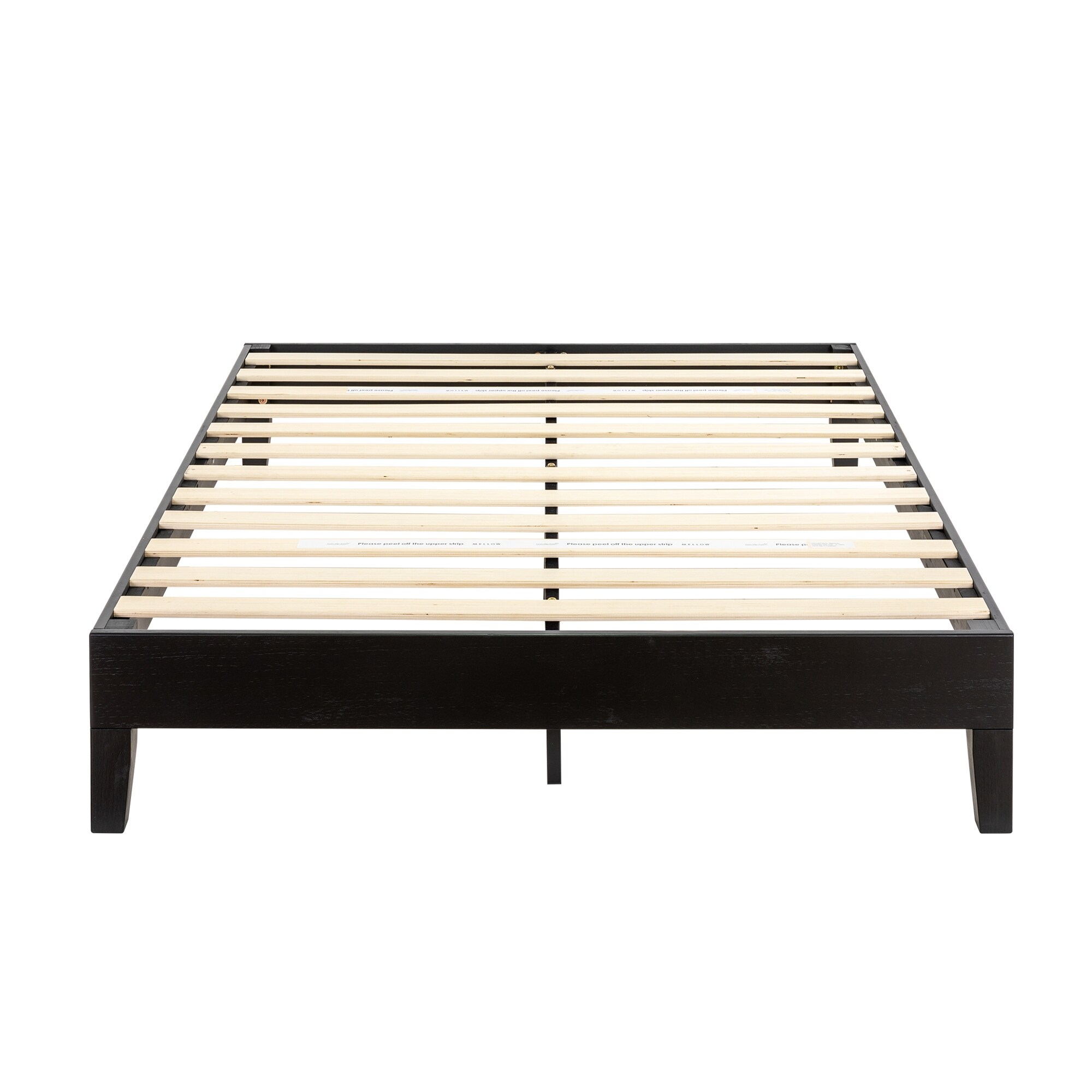 Crown comfort size 12 inch sale grand solid wood platform bed frame