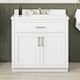 Option Pure White with Brushed Gold Hardware