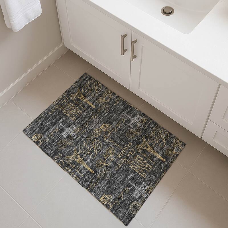 Machine Washable Indoor/ Outdoor Paris Chic Chantille Rug