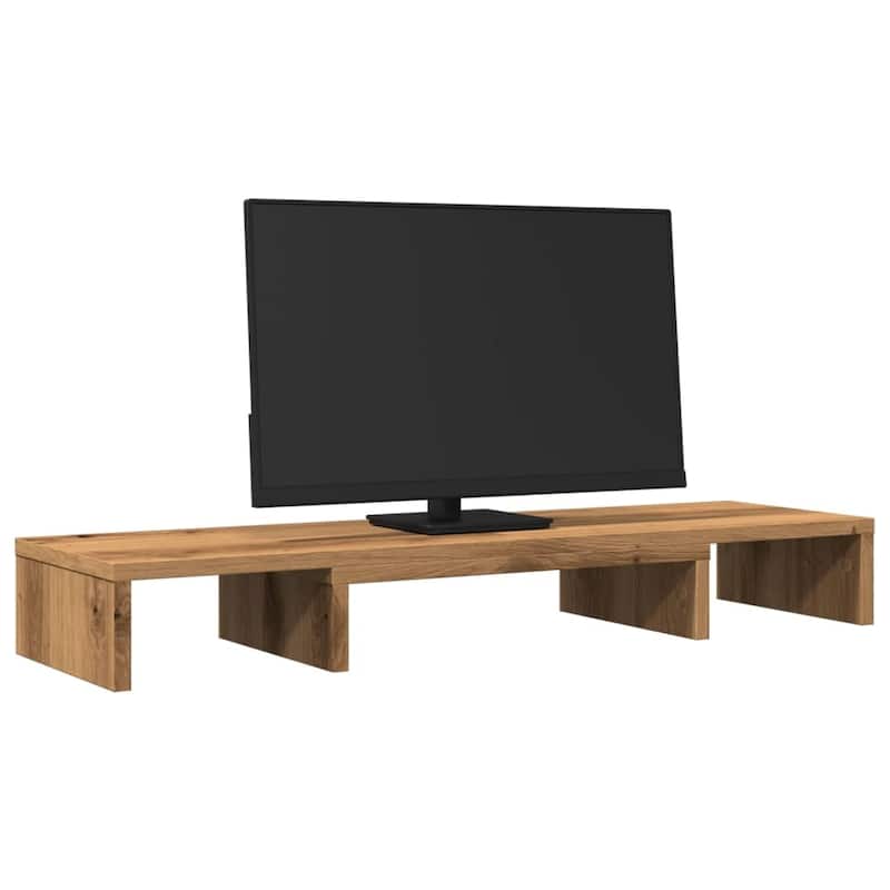 vidaXL Monitor Stand Riser Adjustable Engineered Wood