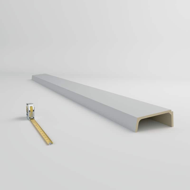 3 1/8"H x 7 7/8"P x 94 1/2"L Josie Crown Moulding - 1-Pack