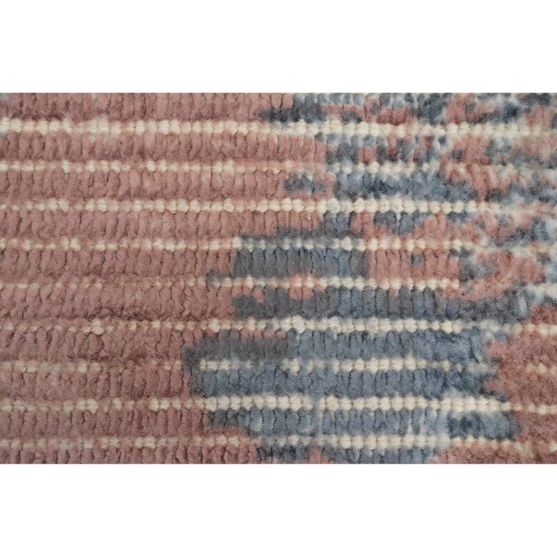 Hand Knotted Oriental Viscose Silk Carpet Modern Abstract Multi-Colored Abstract Area Rug - 4' 0'' X 2' 0''