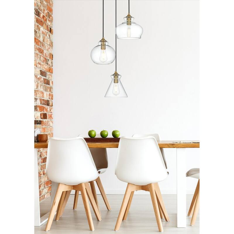 Elegant Lighting Destry 3 Light 19" Wide Multi Light Pendant with