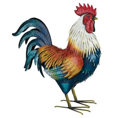 Golden Duckwing Rooster Decor LG