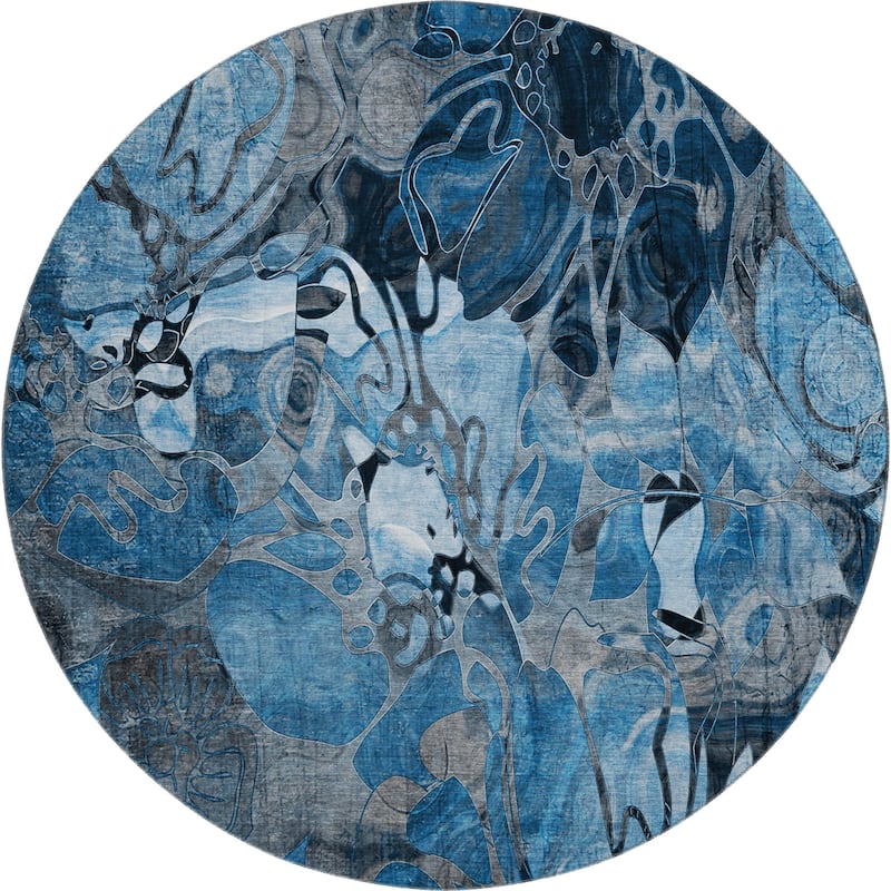 Premium Washable Super Soft Abstract Floral Mayfield Rug