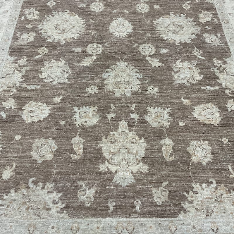 HERAT ORIENTAL Handmade Oushak Wool Rug - 5'6" x 8'4"