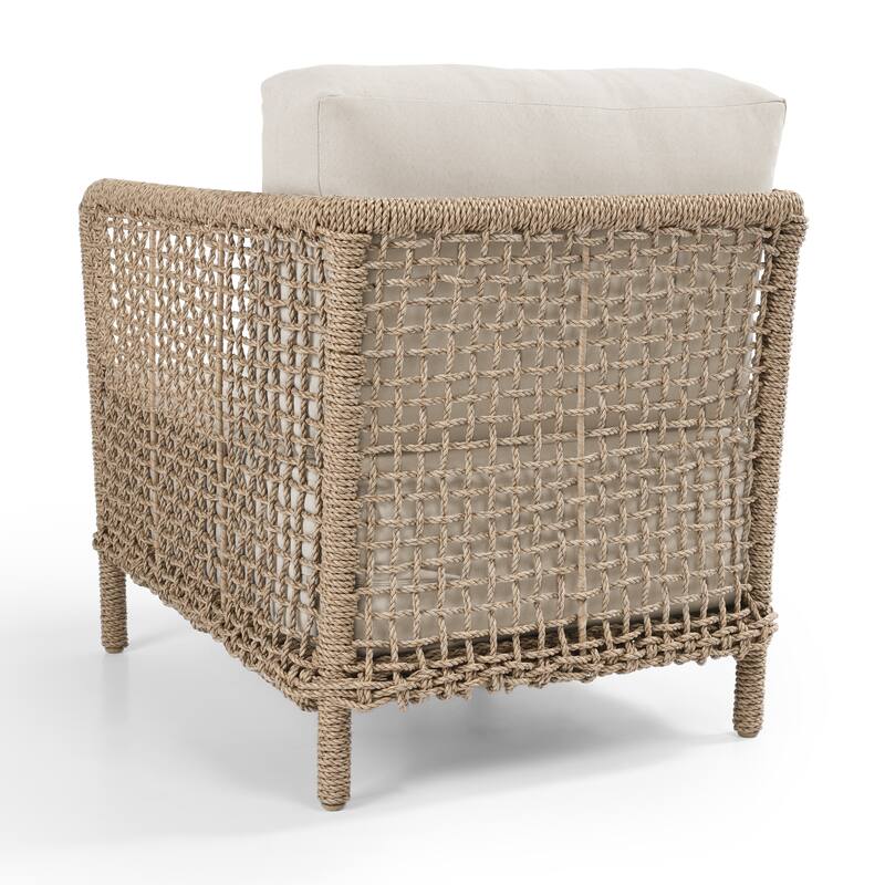 Classic Home Brisbane Outdoor Accent Chair in Natural