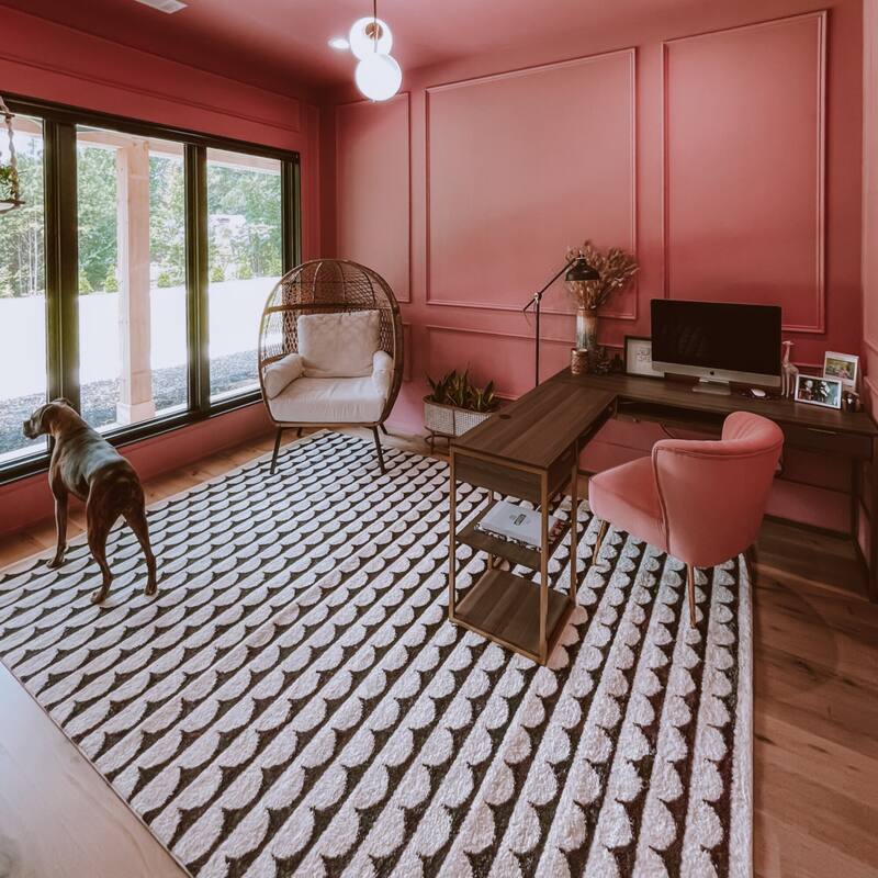 Palmer Modern Striped Area Rug