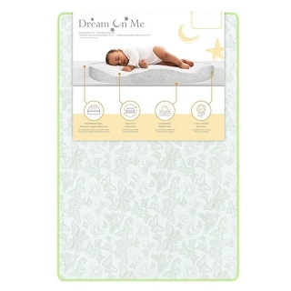 Dream On Me 2-In-1 Breathable Two-Sided, Mini Portable Crib Foam Mattress