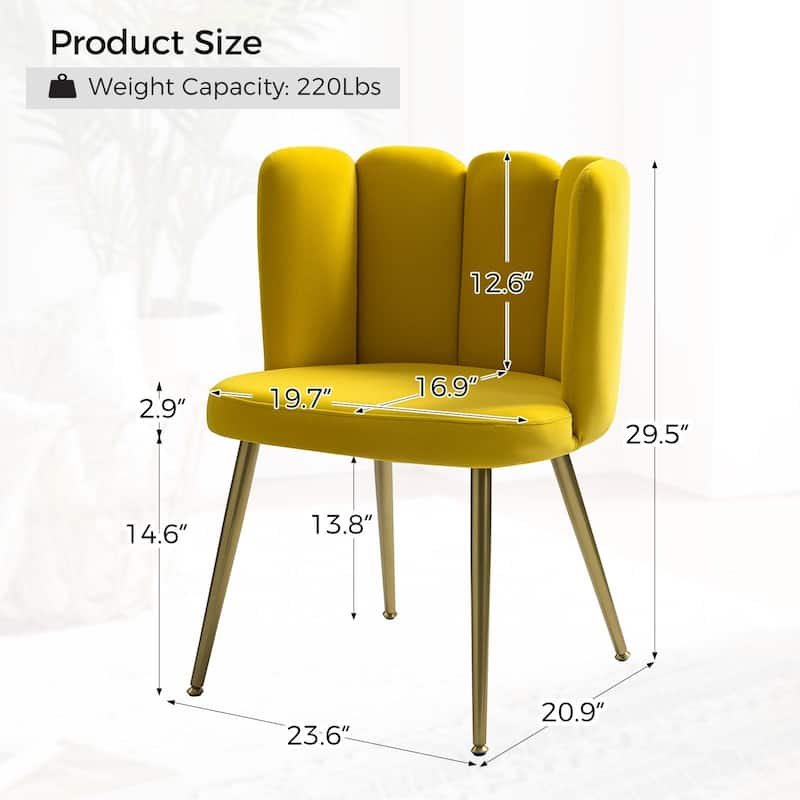 Anjela Side Chair with Tufted Back