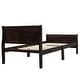 preview thumbnail 60 of 60, Harper & Bright Designs Wood Twin Sleigh Bed with Headboard and Footboard
