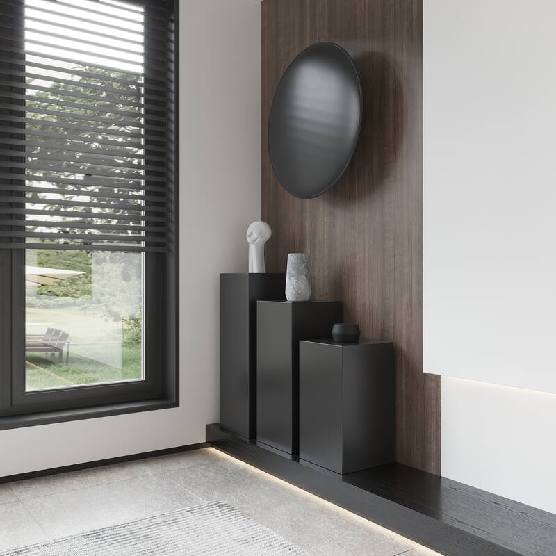 Miami 3Piece Metal Pedestal Set On Sale Bed Bath & Beyond 36610611