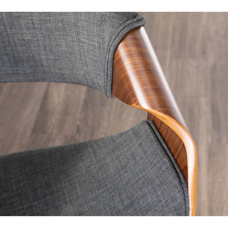 Carson Carrington Sauda 30" Fixed-Height Bar Stool with Bent Wood Legs and Round Footrest (Set of 2)