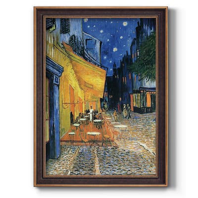 Cafe Terrace  Premium Framed Canvas- Ready to Hang