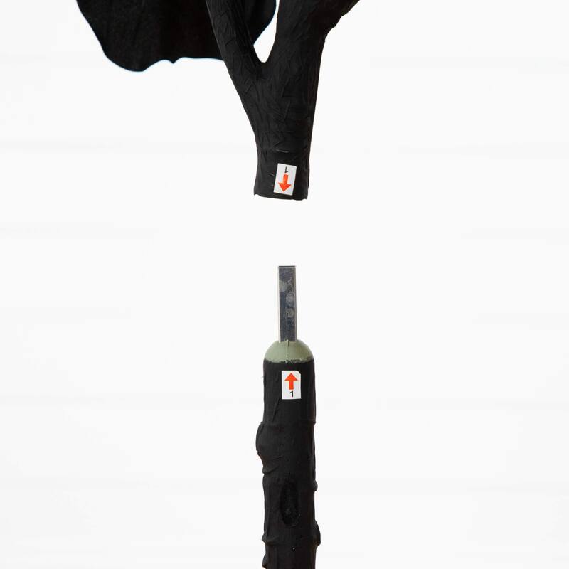 Potted Fiddle Leaf Artificial Halloween Tree - 6' - Unlit