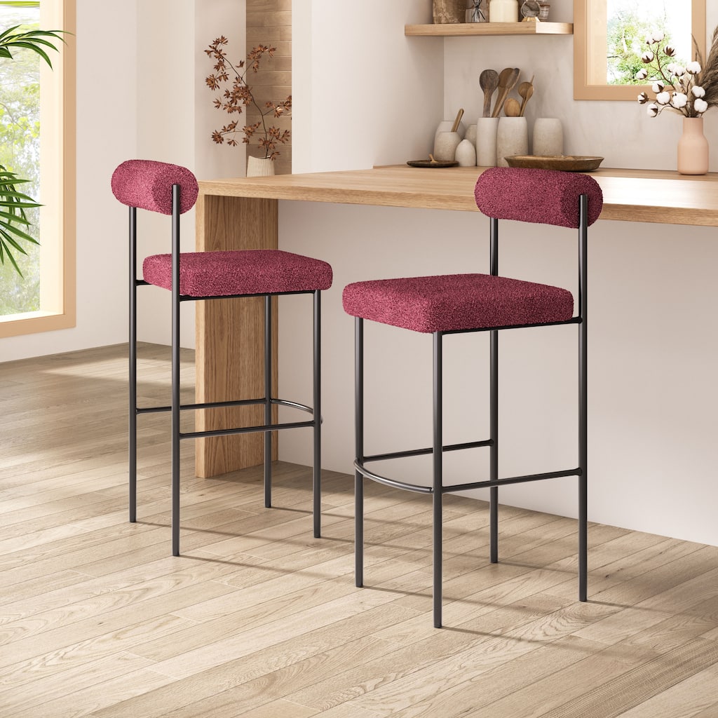 Zeal Counter Stool Light Gray & Beige