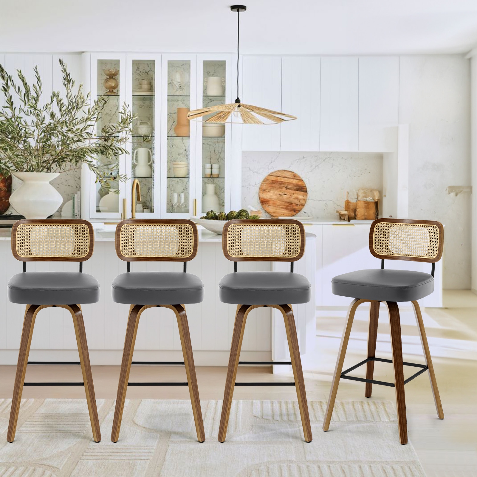 26 29 Swivel Bar Stools Counter Stools with Bentwood Legs On Sale Bed Bath Beyond 39374463
