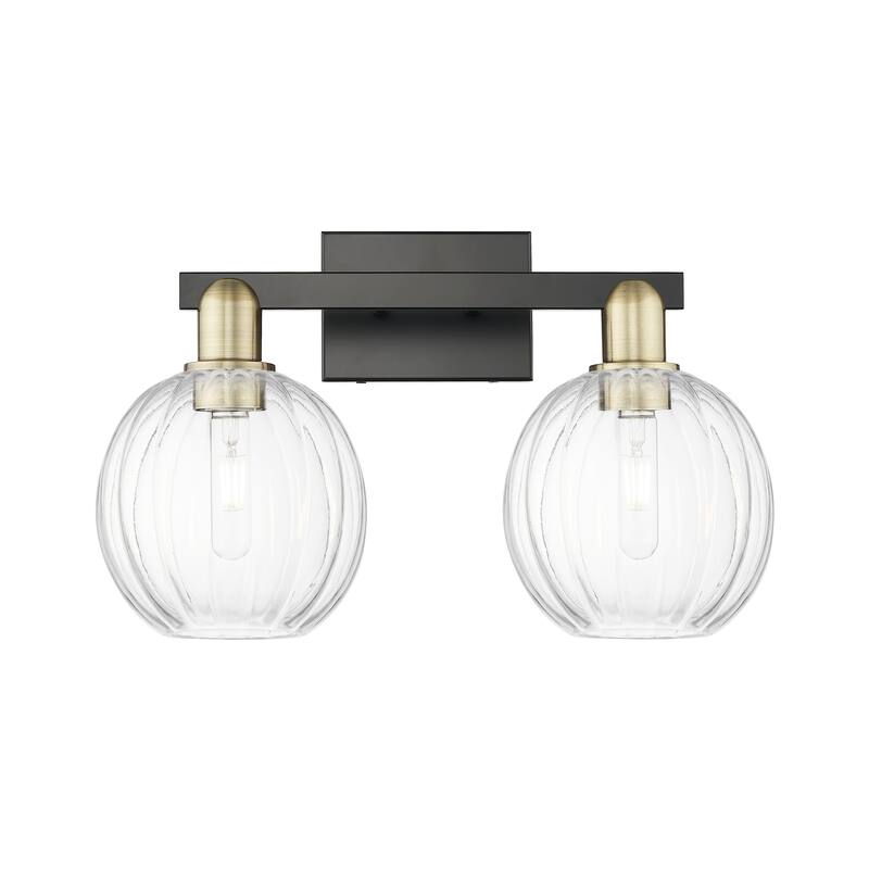 Innovations Lighting Downtown Urban - Preston - 2 Light 16" Globe Shade Bath Vanity Light