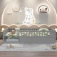 preview thumbnail 4 of 10, Grey Twin Size Pine Floor Bed Frame with Fence