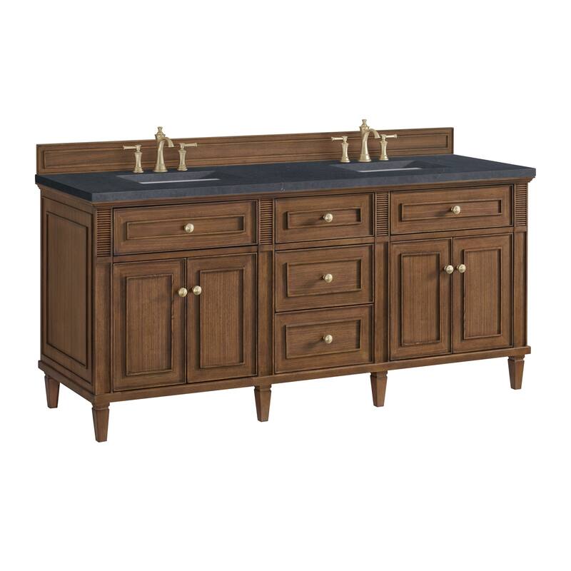 James Martin Vanities 424-V72-3CSP Lorelai 72" Double Basin Wood