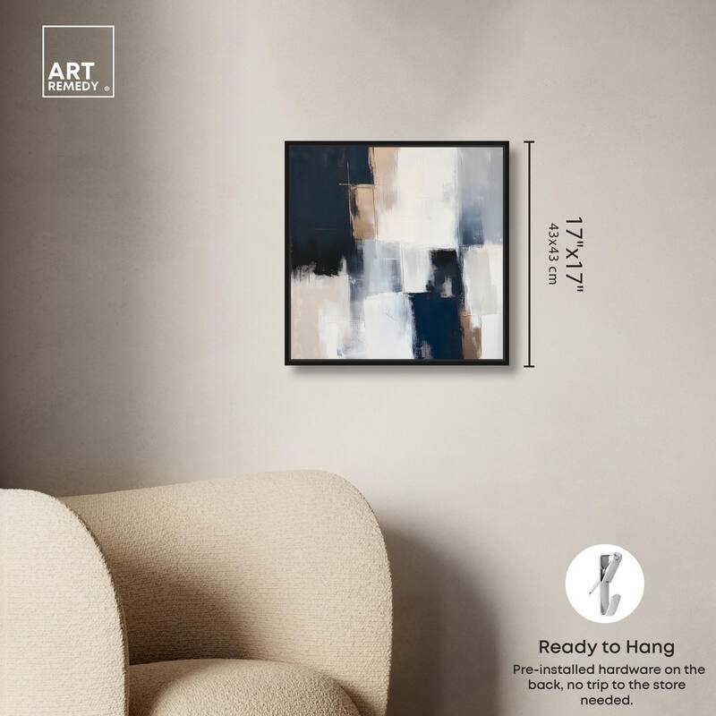Blue Mood Depth II Canvas by Art Remedy
