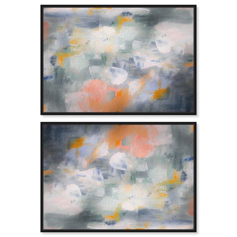 Cloudborn Glow II Canvas by Art Remedy - 45" x 30" - Gold