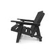 preview thumbnail 99 of 172, Shoreline Fully Assembled All-Weather HDPE Outdoor Folding Modern Adirondack Chair