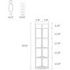 preview thumbnail 8 of 26, Tribesigns Industrial 5 Tier Corner Shelf/Bookshelf /Bookcase/Plant Stand