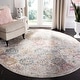 preview thumbnail 8 of 76, SAFAVIEH Madison Avery Boho Chic Distressed Area Rug 10' x 10' Round - Grey/Gold