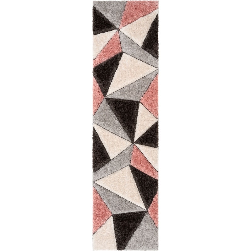 Well Woven San Francisco Venice Geometric Shag Area Rug