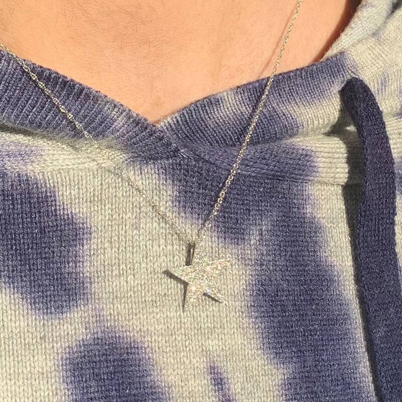 Joelle Collection Diamond Star Necklace 1/3 ct. TDW 14K Gold on a 16-inch Chain