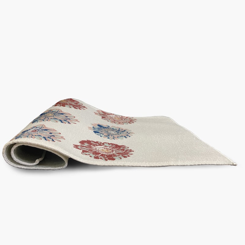 Gypsy Floral Spring Chenille Indoor/Outdoor Rug