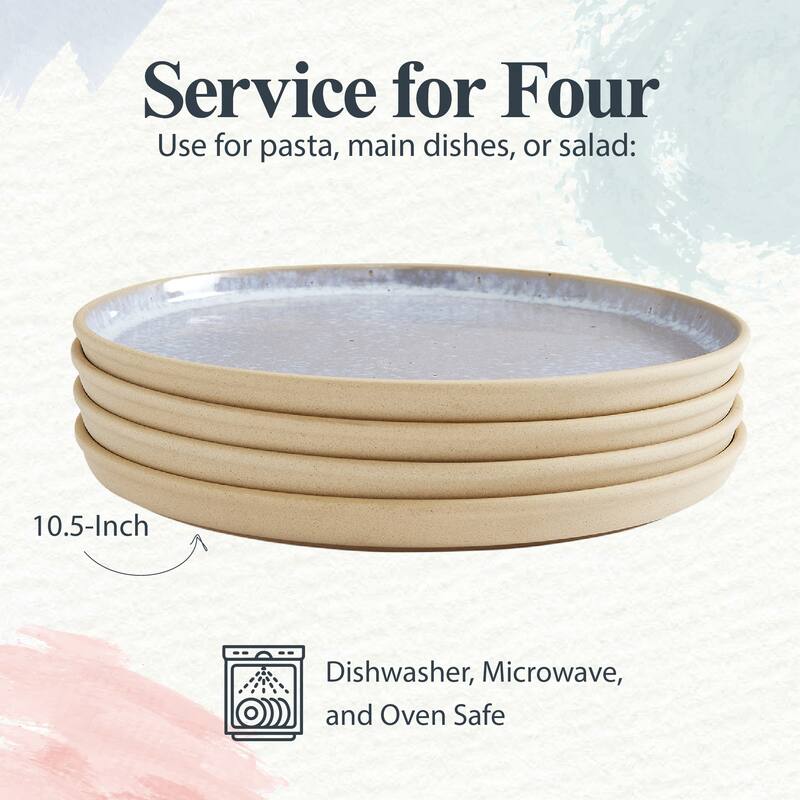 Portmeirion Minerals Set of 4 Dinner Plates - 24 fl. oz.