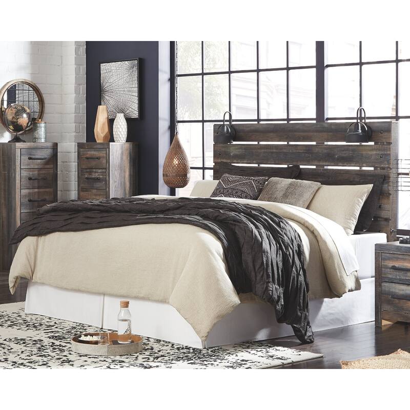 Drystan Rustic Panel Bed