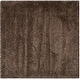 preview thumbnail 23 of 170, SAFAVIEH California Shag Izat 2-inch Thick Area Rug 4' x 4' Square - Mushroom