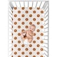 preview thumbnail 4 of 4, Sweet Jojo Designs Basketball Boy Fitted Crib Sheet Orange for Sports Theme Watercolor Vintage Sport Themed Collection