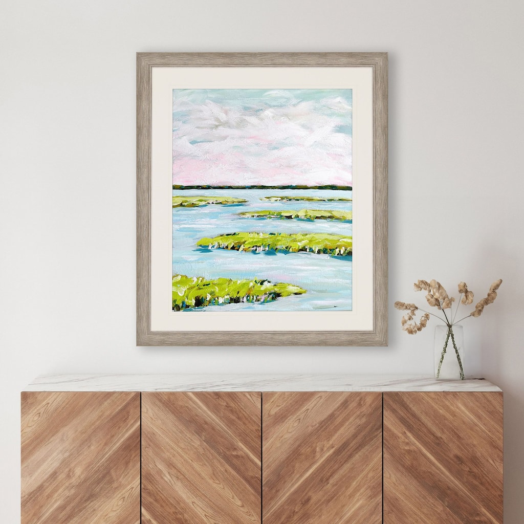 Paragon Early Morning Marsh Framed Art