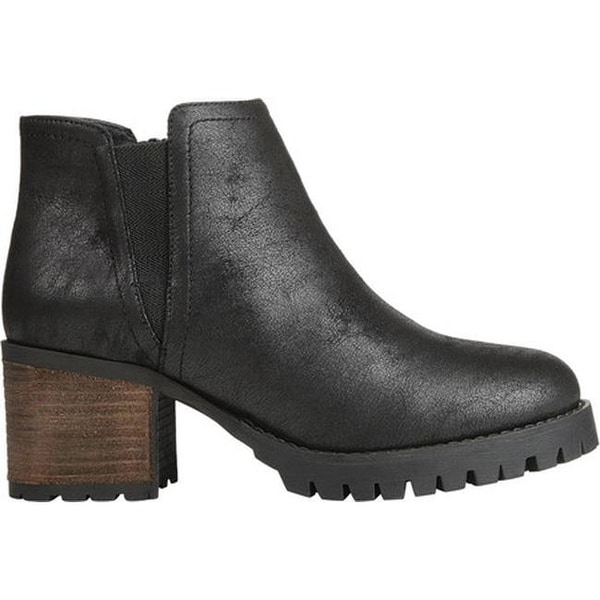 carlos santana black booties