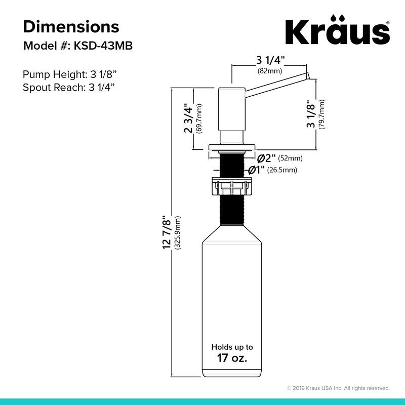 Kraus Kitchen Soap and Lotion Dispenser