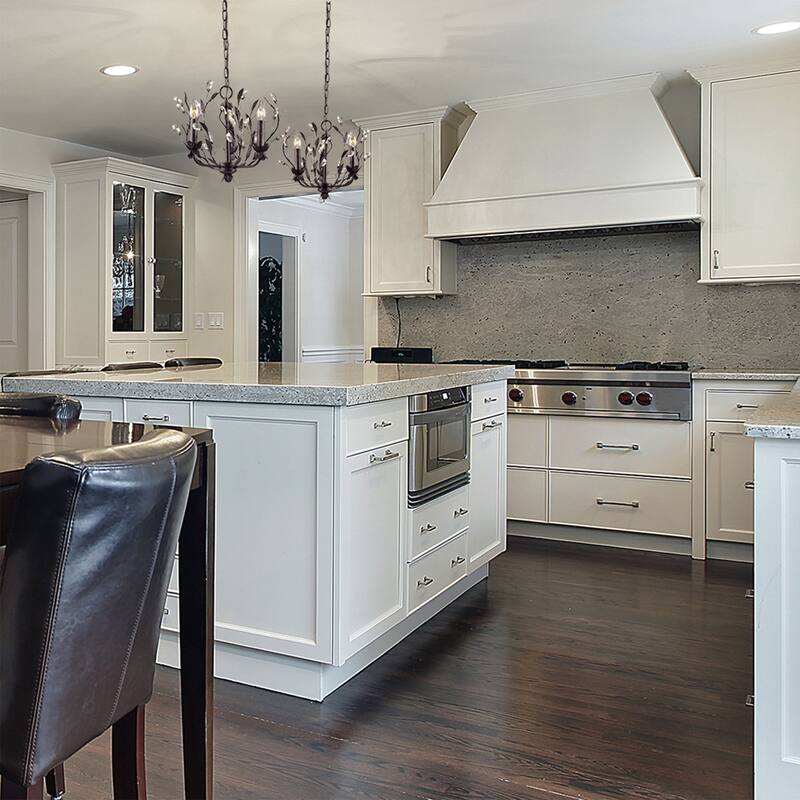 Circeo 16-inch Wide 3-Light Chandelier in Deep Rust