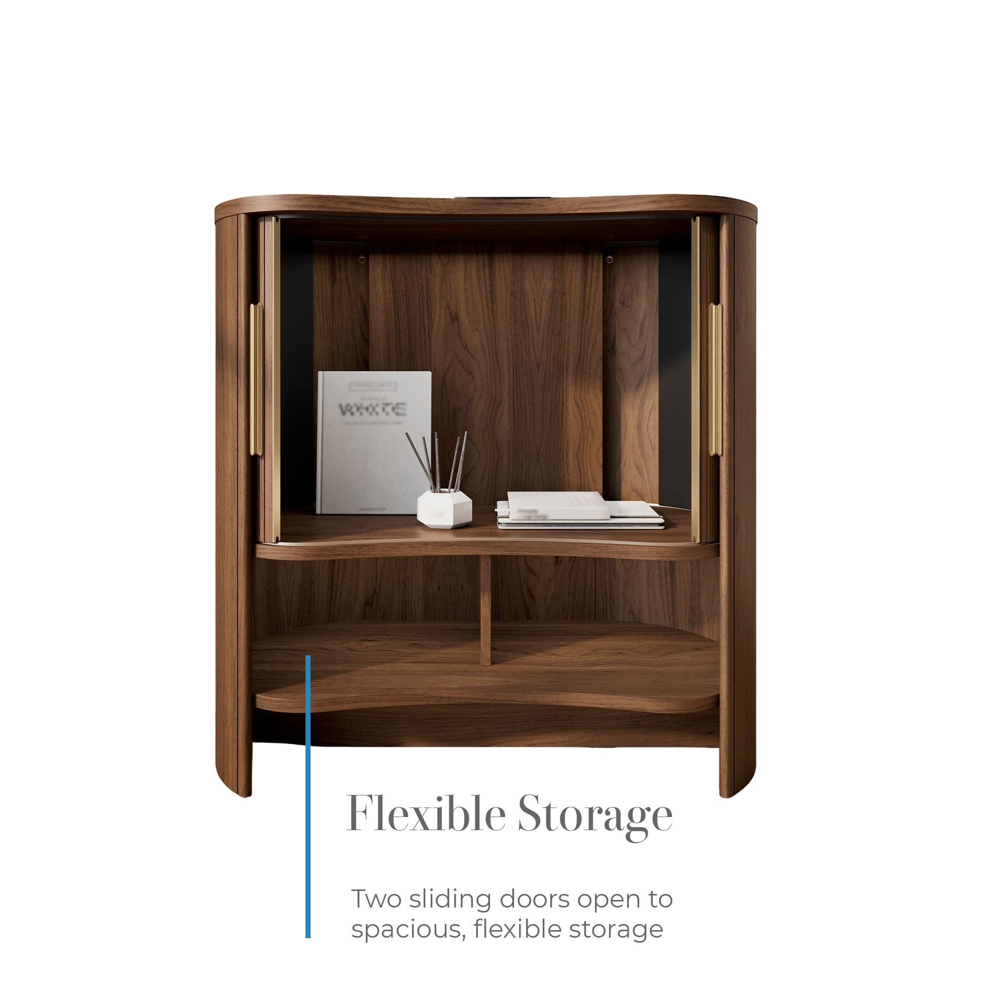 OVE Sarah Modern Accent Cabinet with Hardware