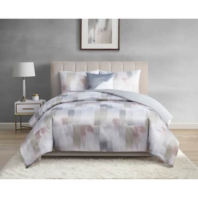 Skylar Matte Satin 4 Piece Comforter Set