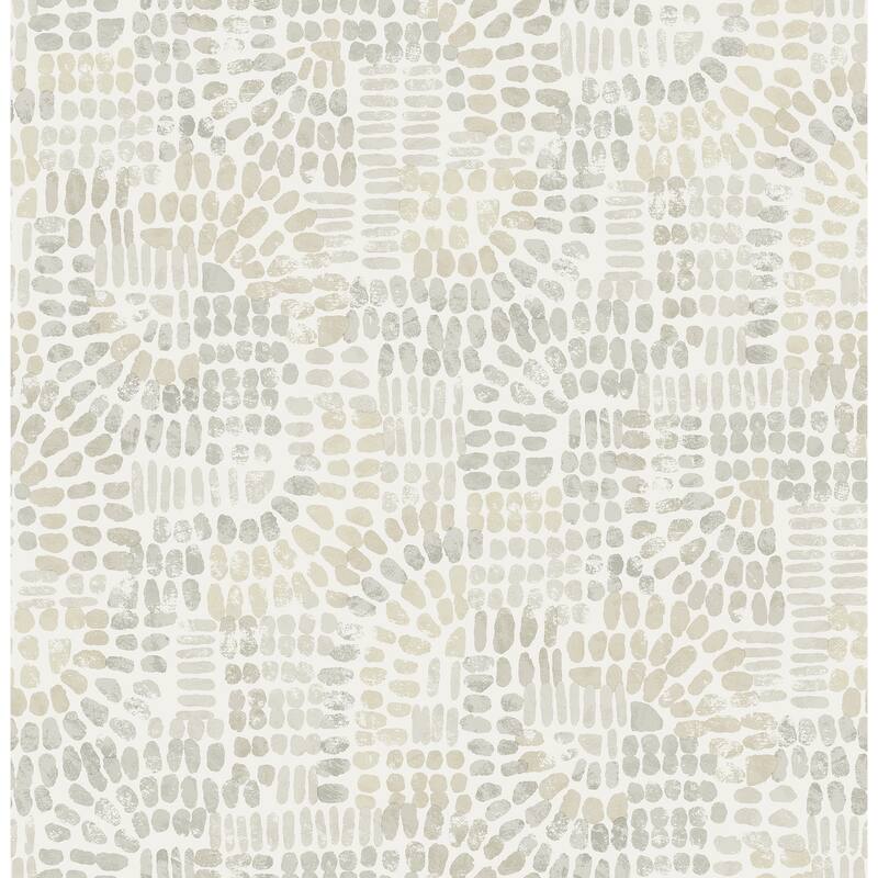 A-Street Prints Wanderer Dove Mosiac Wallpaper