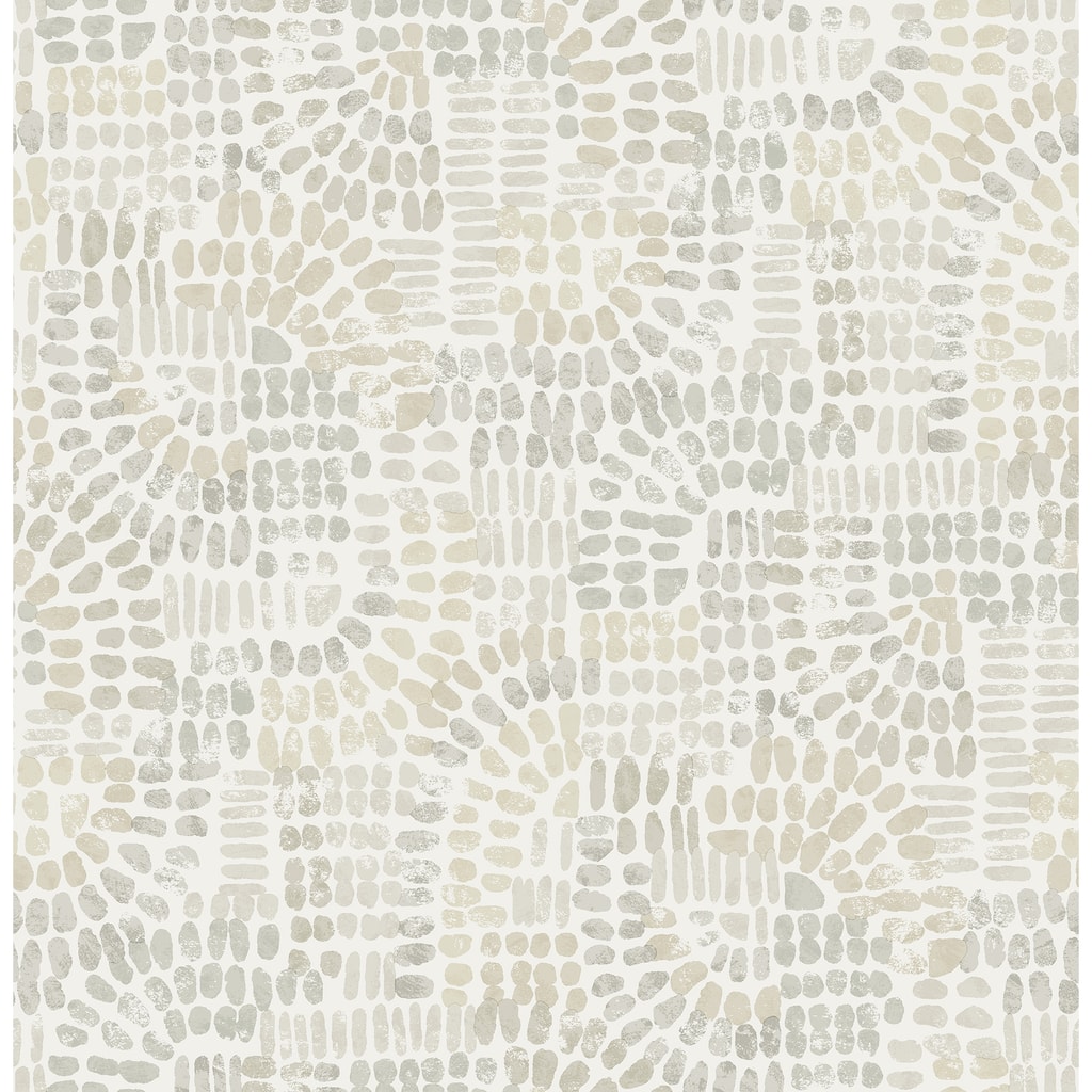 A-Street Prints Wanderer Dove Mosiac Wallpaper