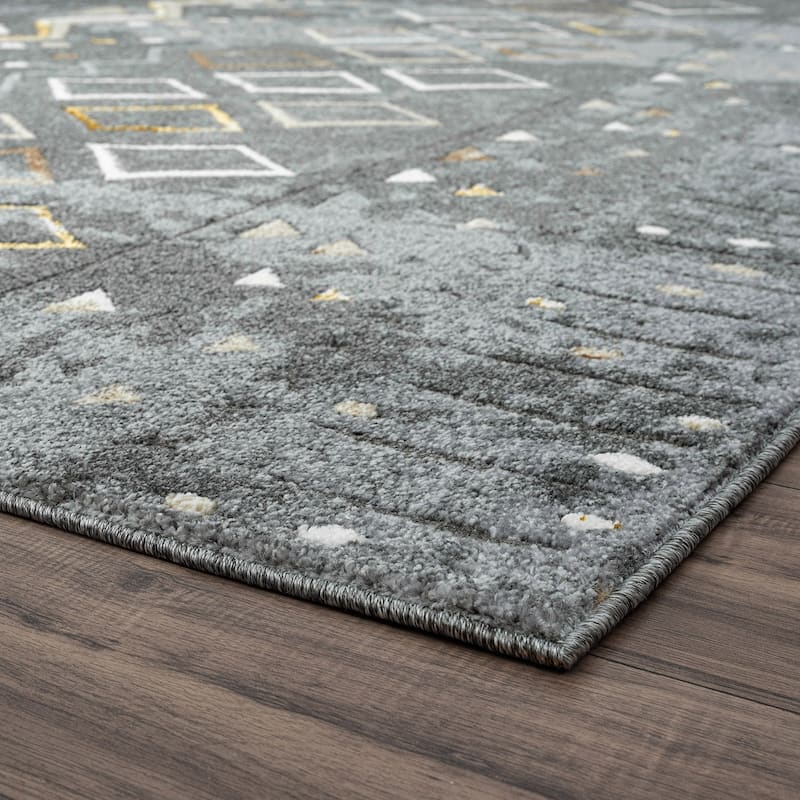 Daytona Modern & Contemporary Diamond Indoor Area Rug