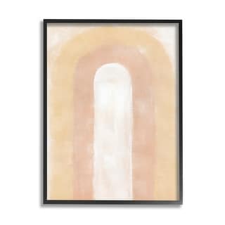 Stupell Abstract Rainbow Arch Framed Giclee Art Design by BlursByAI ...