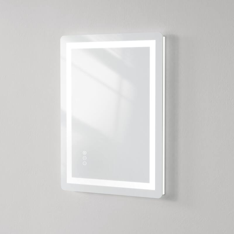 QuivaraView Frameless Front and Back LED lighted Vanity Mirror