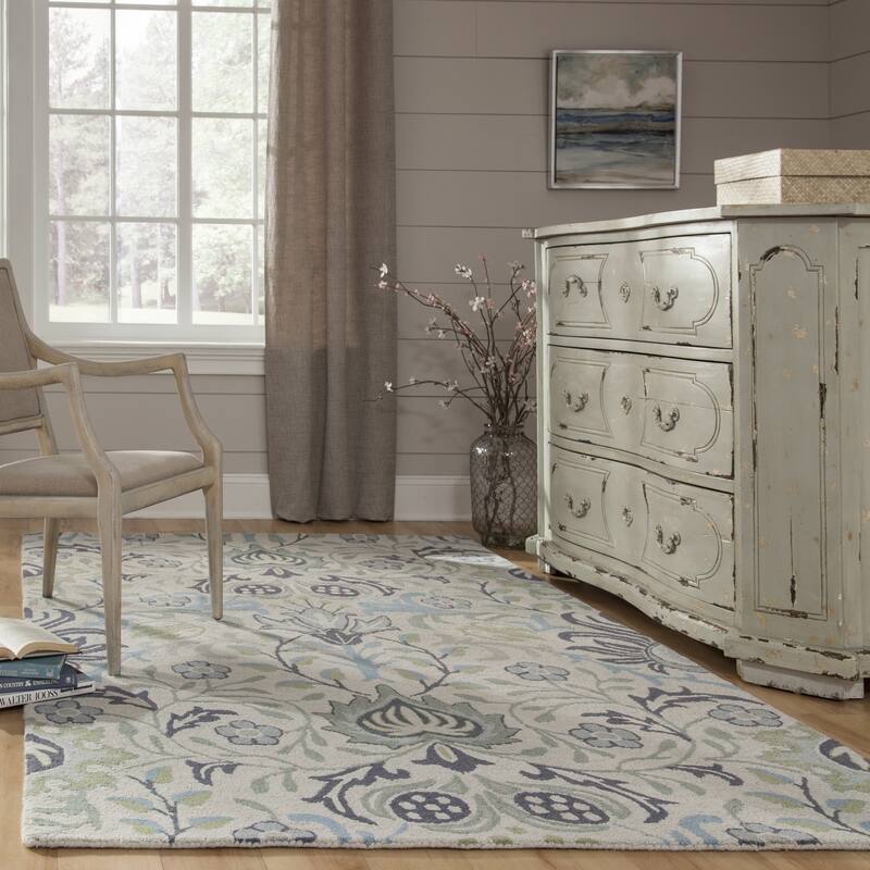 Momeni Newport Hand Tufted Wool Floral Area Rug