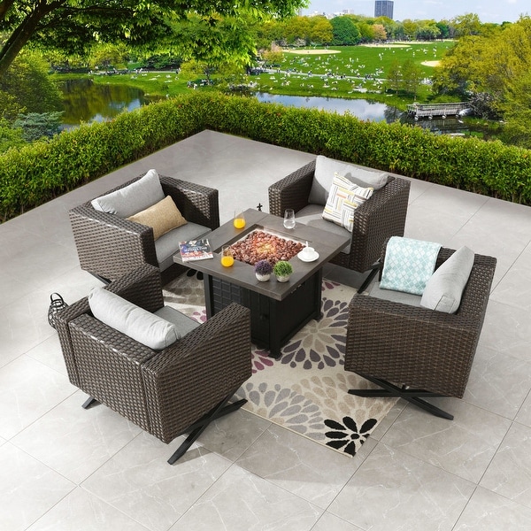 Conversation fire pit 2025 set