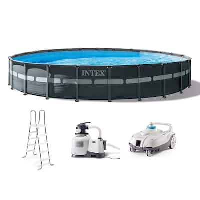 Intex ZX100 Auto Pressure Side Pool Cleaner w/Ultra XTR Deluxe Swimming Pool Set - 369.68